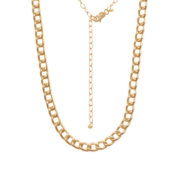 Gargantilha Corrente Grumet ouro 18k